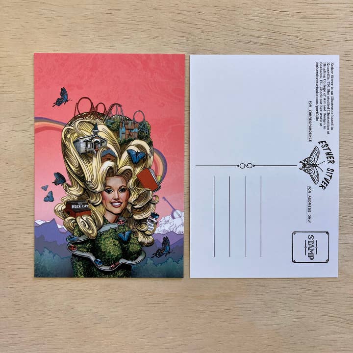 Esther Sketch - Wholesale Postcard - Dolly 4x6 Postcard1