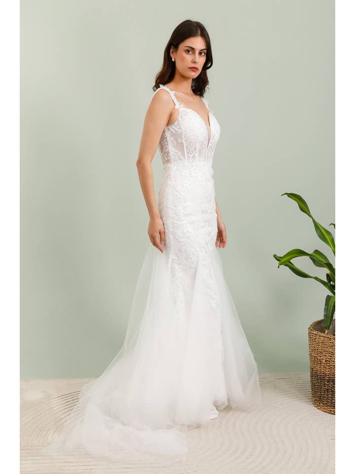 Les Voiliers - Wholesale Gown - Women's - Mermaid lace wedding dress2