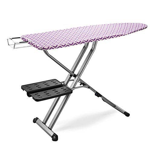 Alpine – wholesale Strykbräda – Bartnelli Pro XL Kompakt professionellt strykbord med 4 ben, galgställ och bomullsdyna, 46 cm x 137 cm4