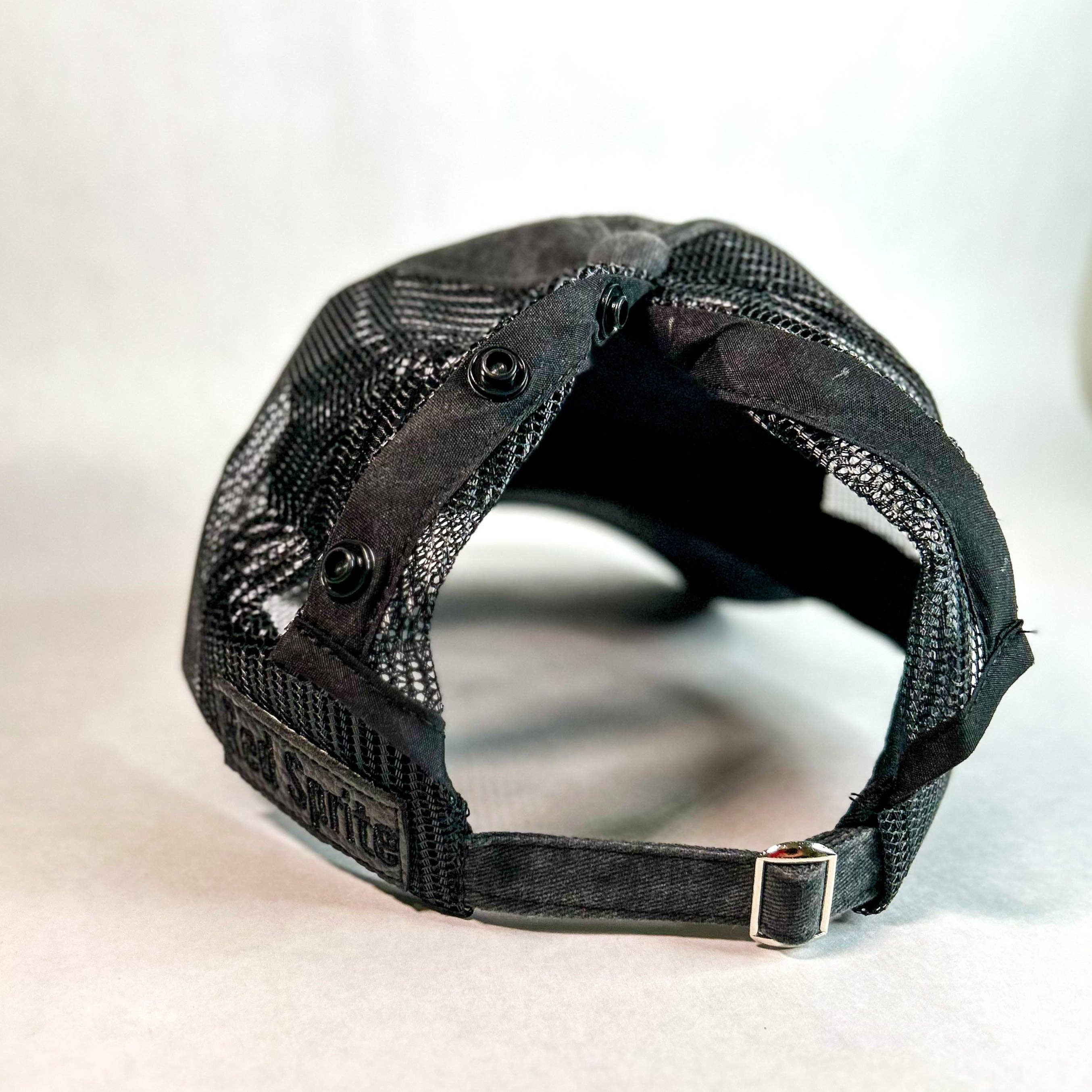 Red Sprite Hats - Wholesale Baseball Cap - Women's - Hidden Messy Bun Baseball Cap 2.0, High Ponytail Hat28