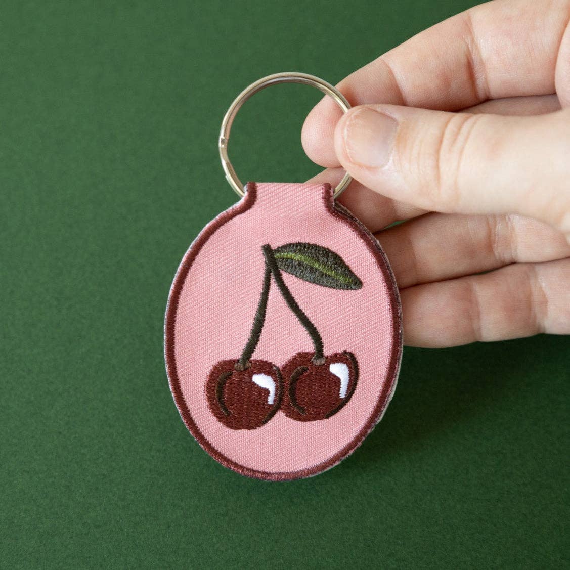 Lindy Stark Designs - Vendita all'ingrosso Portachiavi - Donna - Portachiavi Ricamato con Ciliegie4