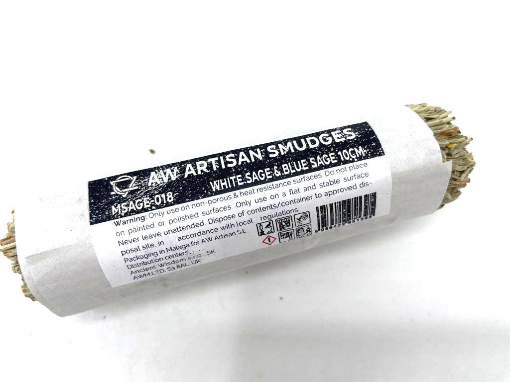 Ancient Wisdom – wholesale Smudge stick – Smudge Stick - White Sage & Blue Sage 10cm1