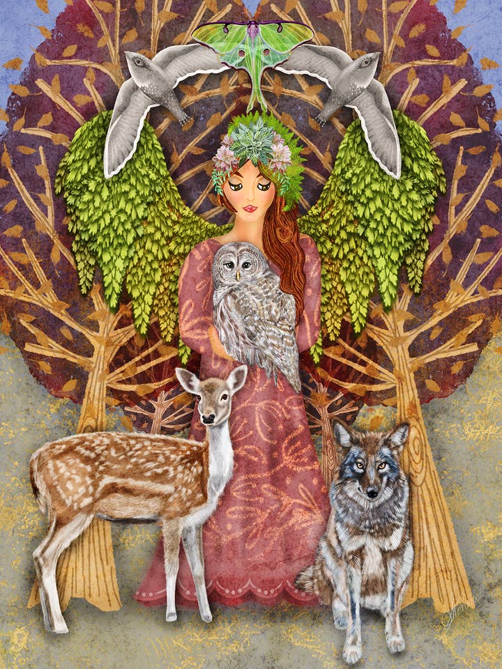 Bohemian Wild Animals Magical Forest Wall Decor for wholesale by Starlene Designs