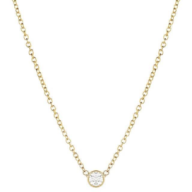 KIKICHIC - Wholesale Pendant/Charm Necklace - Solitaire Single CZ Diamond Necklace5