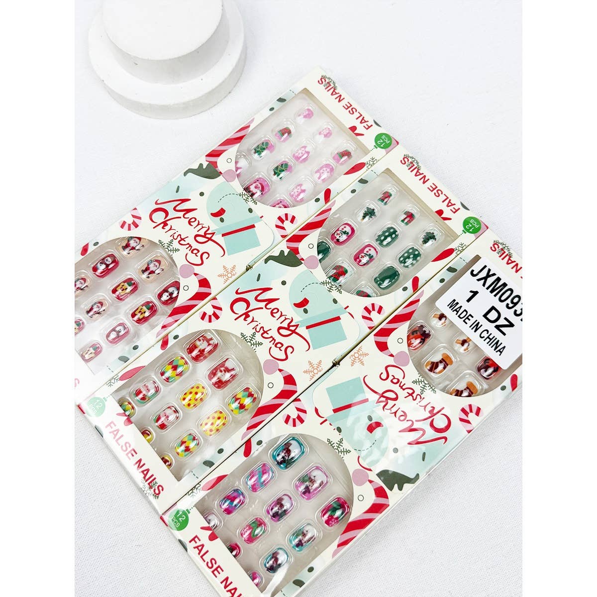 MÉLANGER LA COULEUR Ongles à Presser Fantaisie Thème de Noël en vente sur Faire7