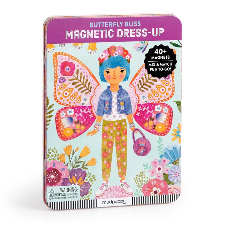 Chronicle Books - Wholesale Toy Set - Kids - Butterfly Bliss Magnetic Dress-up