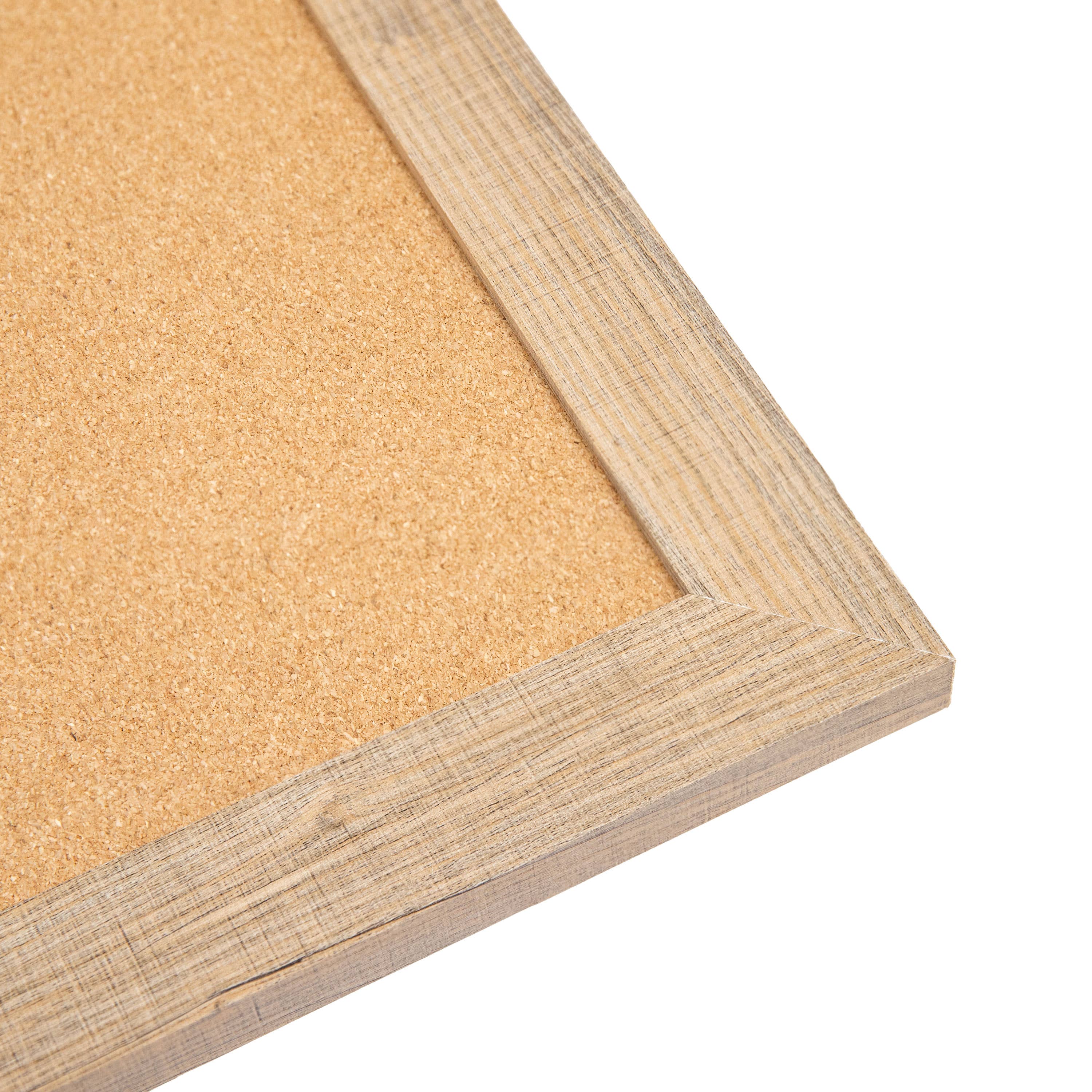 Sunnydaze Decor - Vente Tableaux d'affichage - Tableau d'affichage en liège avec cadre en MDF et 6 punaises11