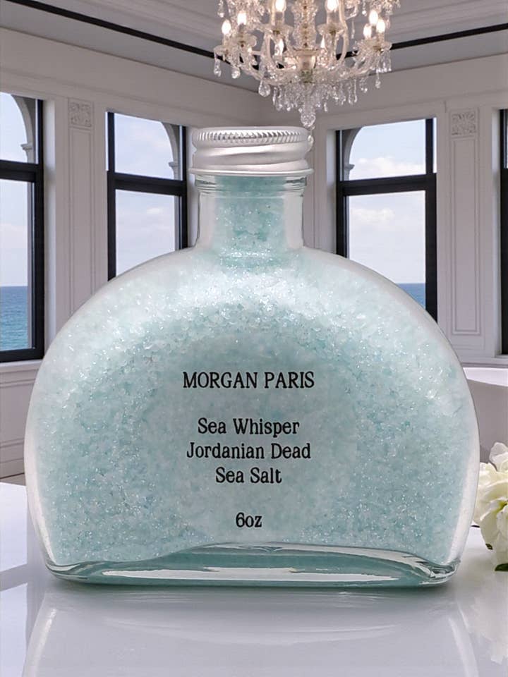 Sea Whisper Jordanian Dead Sea Salt 6oz for wholesale by Morgan Paris Skin Boutique