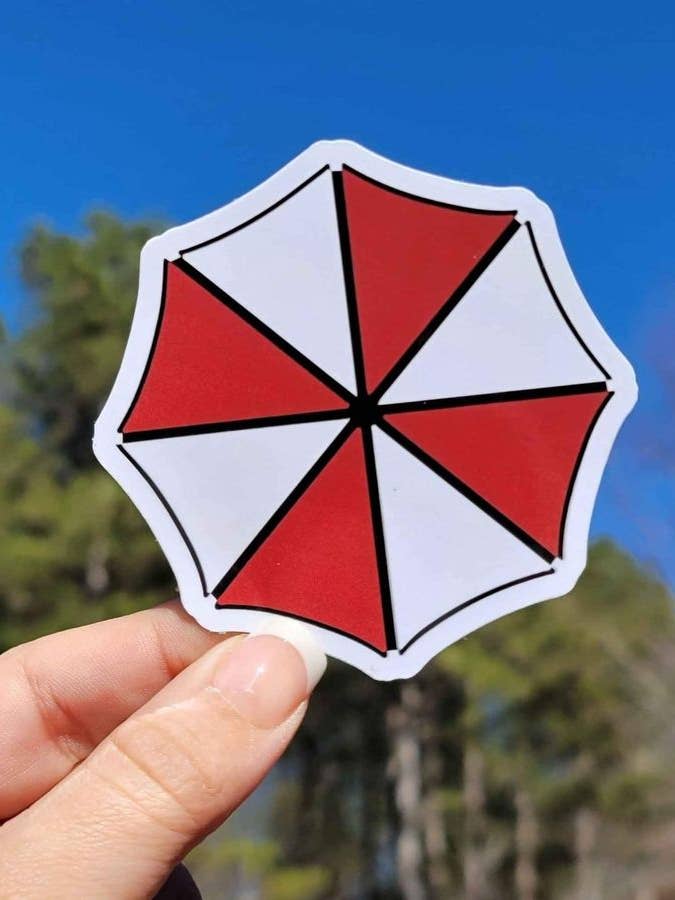 Umbrella Corporation Sticker | Resident Evil Sticker for wholesale by A Little Design Company