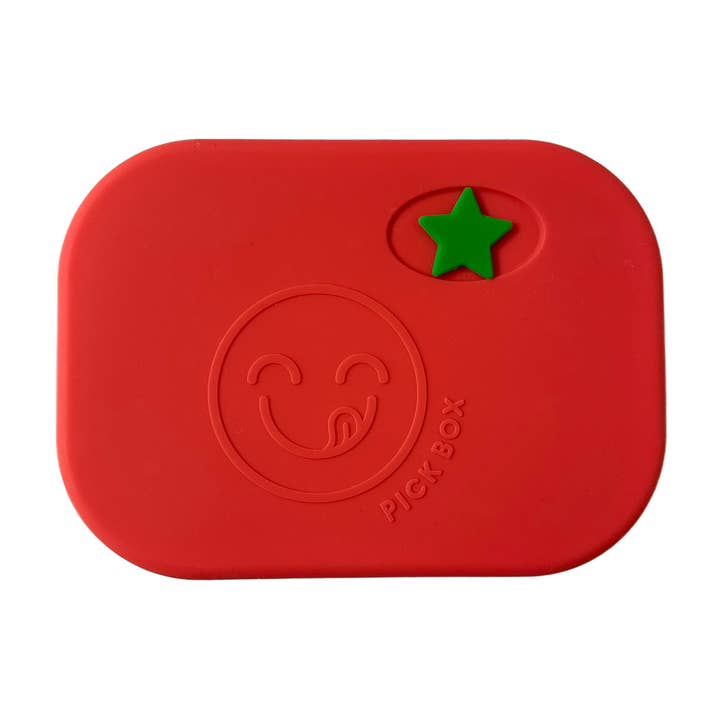 Pick Plates - Vente Sac/boîte repas – enfant - Boîte à déjeuner Bento Pick Box en silicone à 4 compartiments1