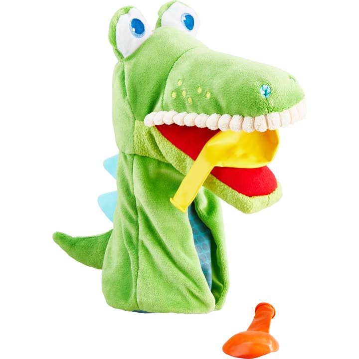 HABA USA - Wholesale Puppet - Kids & Baby - Eat-It-Up Croc Glove Puppet - Hand Puppet for Storytelling