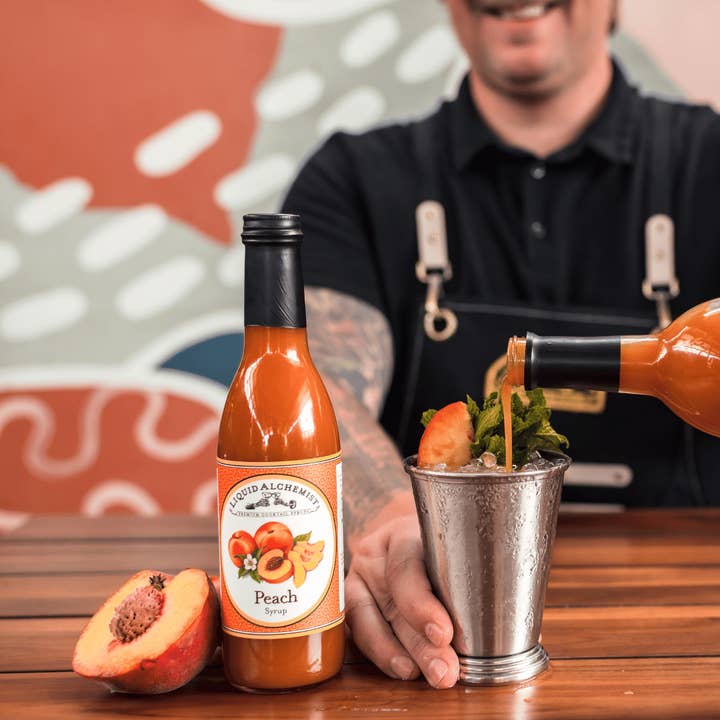 Liquid Alchemist Syrups - Wholesale Cocktail Mix/Syrup - Peach Cocktail Syrup10