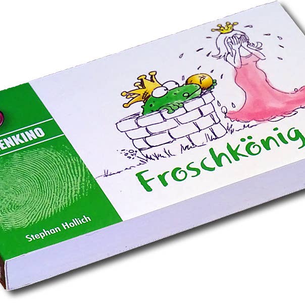 Frog King Flip-Book for wholesale by Bärenpresse