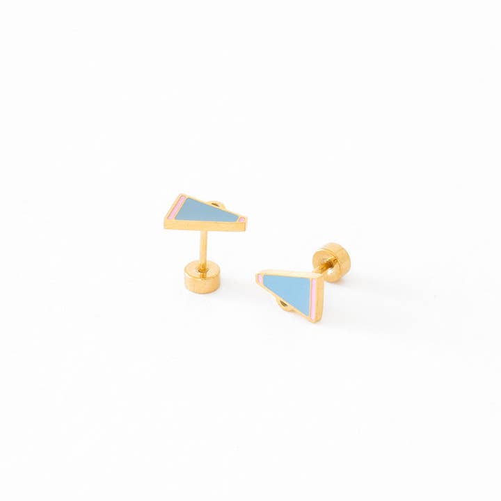 Pip Pop Post - Wholesale Stud/Post Earrings - Cheer Megaphone