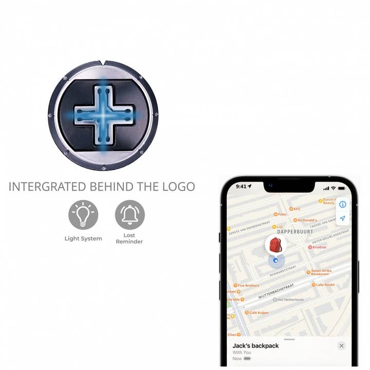 Swissdigital Design – wholesale Backpack – Unisex – Scope Backpack with Finder, works on Apple Find My Network4