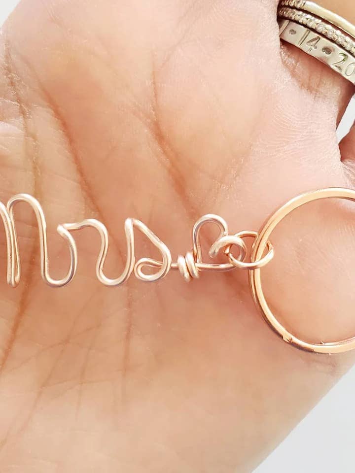 Mrs Keychain for wholesale by Dina Loves Wire