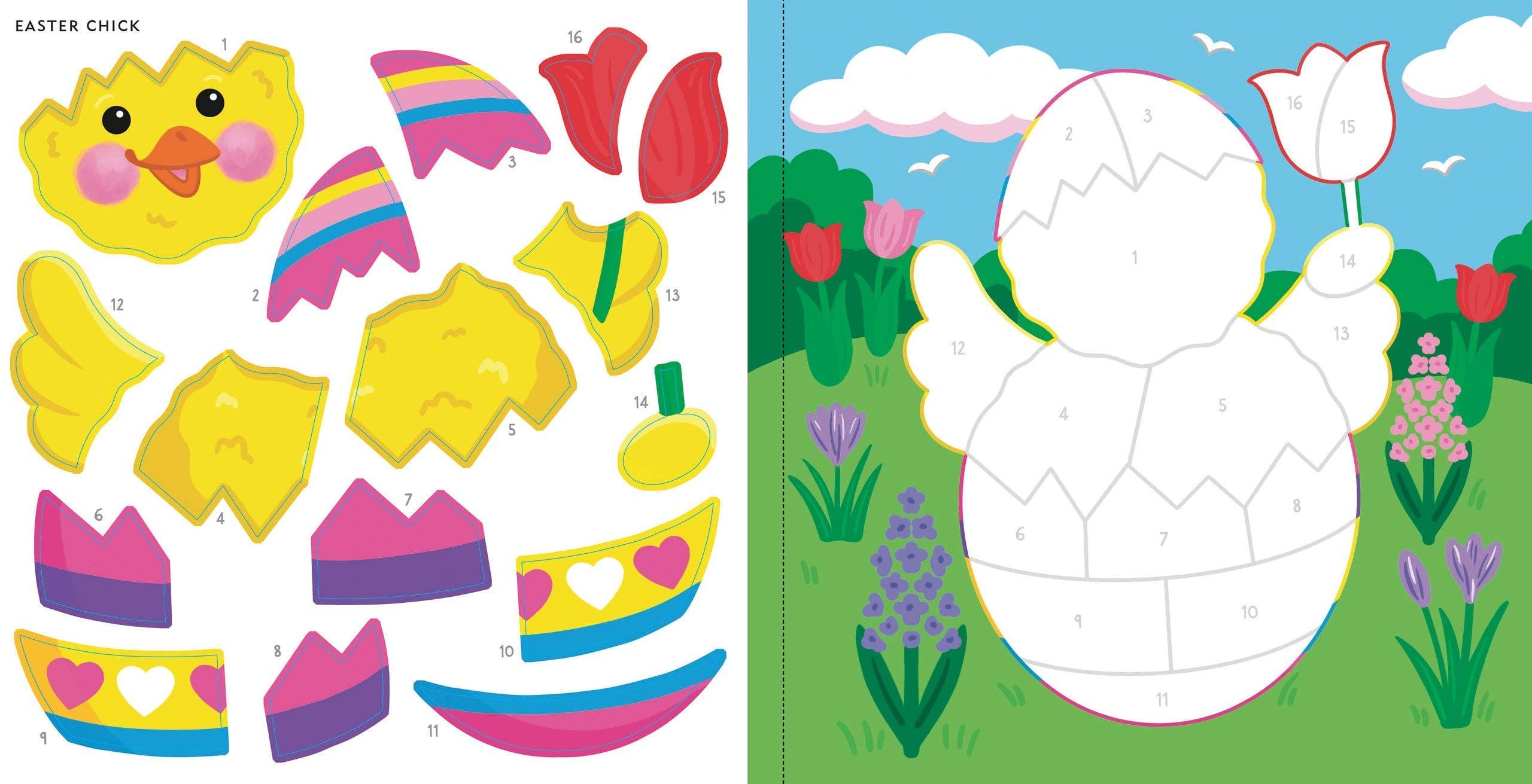 Peter Pauper Press, inc. – wholesale Sticker – Child & baby – My First Color-by-Sticker Book - Easter2