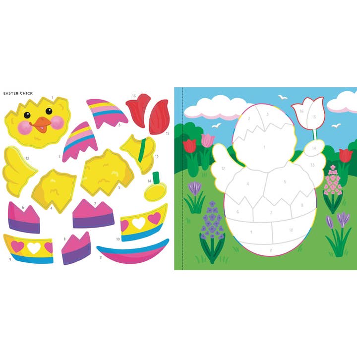 Peter Pauper Press, inc. – wholesale Sticker – Child & baby – My First Color-by-Sticker Book - Easter2