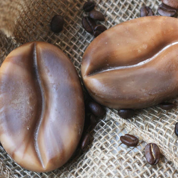 One Leaf Soap - Wholesale Bar Soap - Coffee Bean Soap (Mocha Coffee)