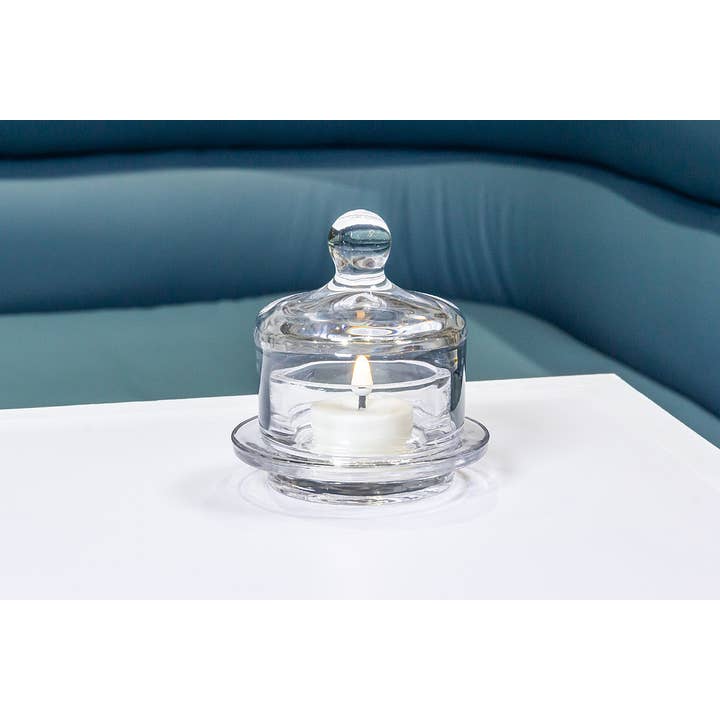 Abbott – wholesale Smörtallrik – 2Pc Sm Smöraktig W/Kupol-3 ”H-4023