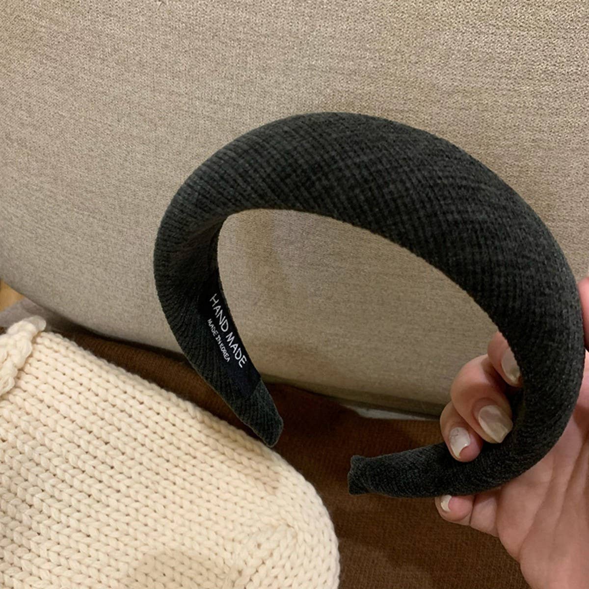 ACCITY - Wholesale Fashion Headband - Women's - Ribbed Sponge Wide Headband Retro Look_CWAHA081973