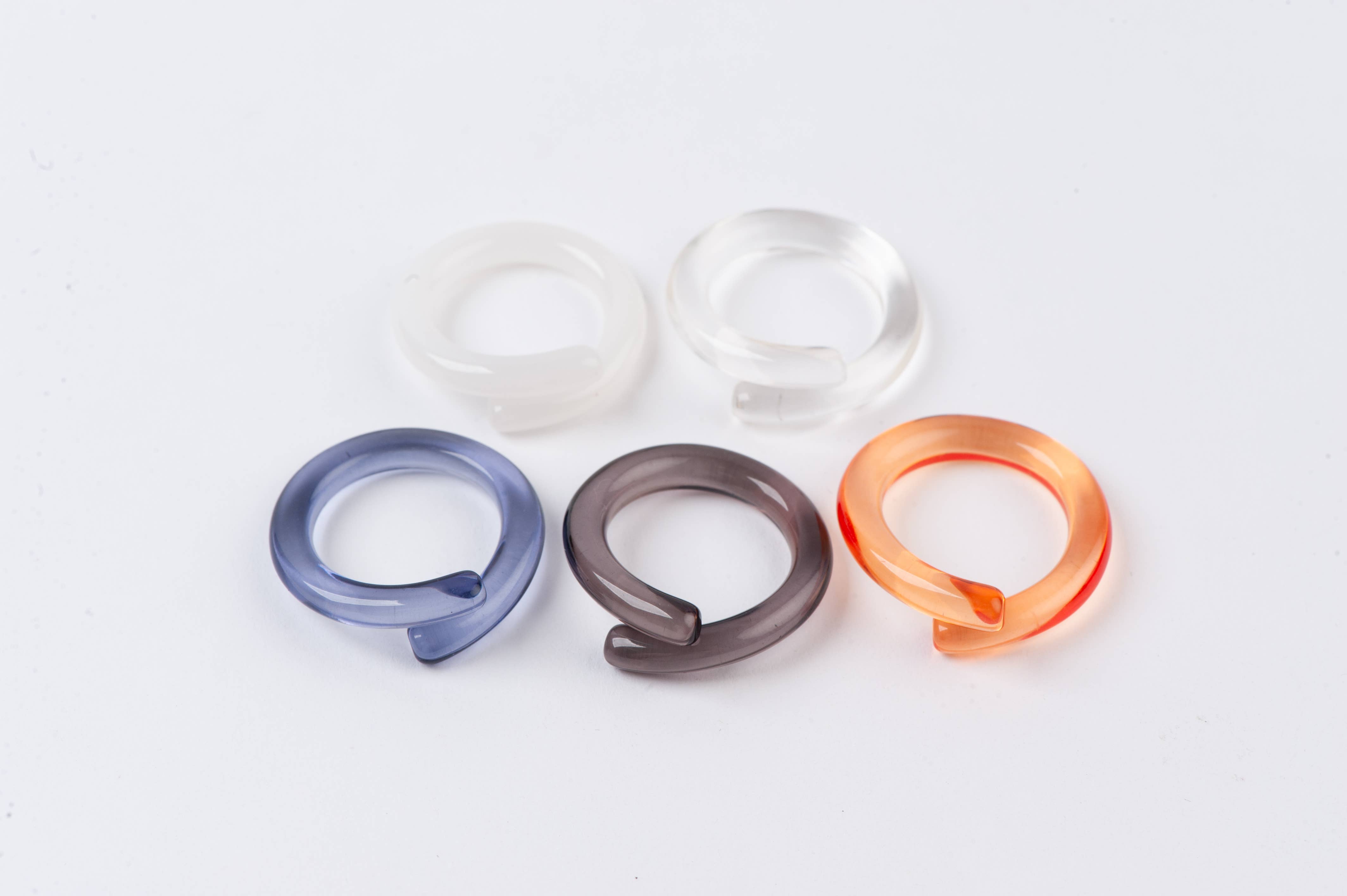 Lucca Couture - Wholesale Jewelry Set - BOHO RESIN RING-SET OF 51