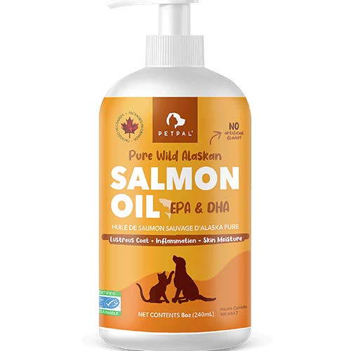 Petpal - Wholesale Pet Supplement - Cat/Dog - Pure Wild Alaskan Salmon Oil for Dogs & Cats Pet Supplement
