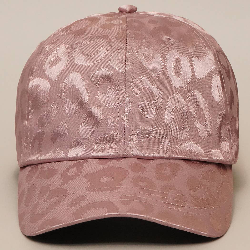 Fashion City – wholesale Baseball cap – Women's – Tonal Leopard Printed Snapback Baseball Cap2