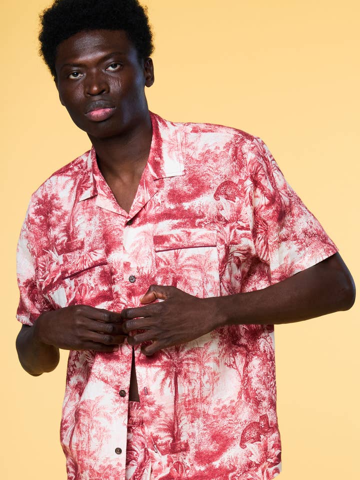 Camisa de Manga Corta - Toile Tropical para venta al por mayor de Paul Jays