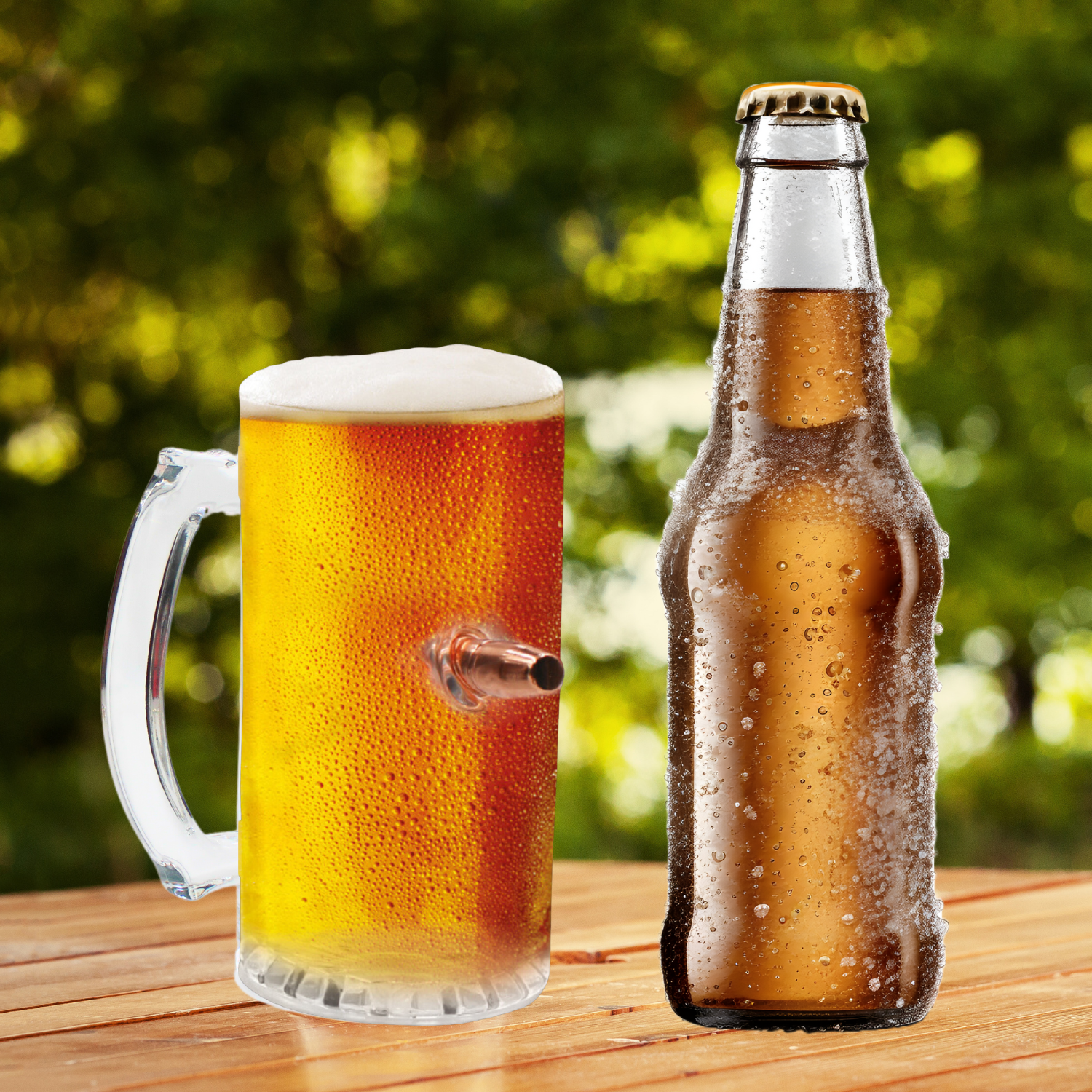 CALIBER GOURMET / CAMPCO - Wholesale Beer Glass/Mug - Last Man Standing - Bullet Beer Glass 500 ml2