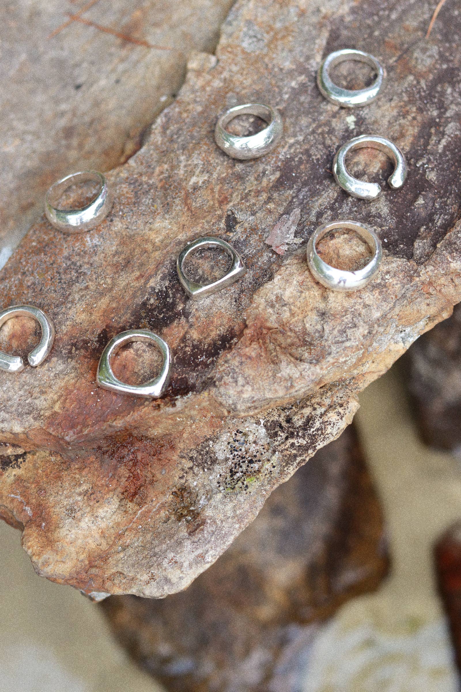 Goldie Jewelry - Vendita all'ingrosso Anello midi/a fascia - Anello MUDRA - Argento7