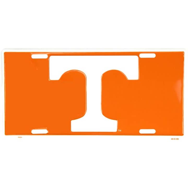 TN Univ "T" Orange - License Plates for wholesale by Signs 4 Fun