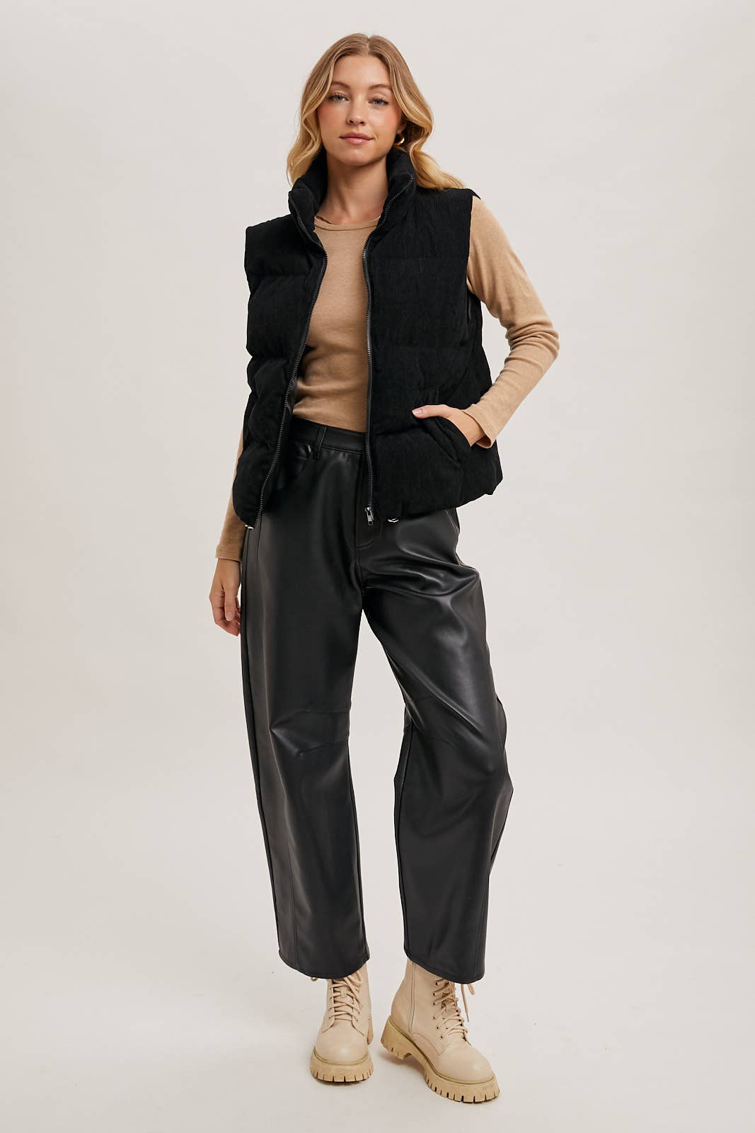 Bluivy – Engroshandel Vest - Dame – FLØJLSVEST MED LYNLÅS FORAN7