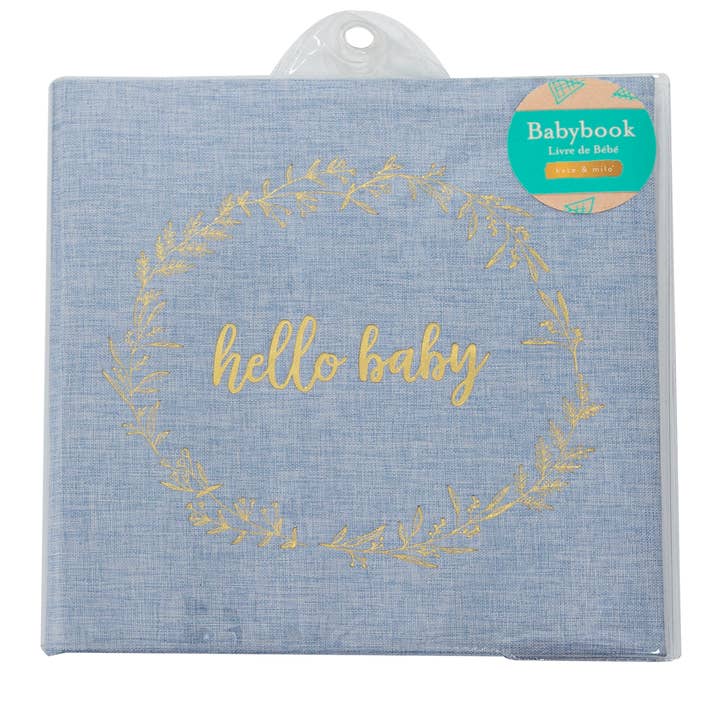Kate & Milo - Wholesale Memory Book - Kids & Baby - Denim Hello Baby Square Memory Book6