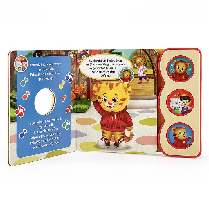 Cottage Door Press - Wholesale Book - Kids - Daniel Tiger Friends Help Each Other Puppet Sound Book