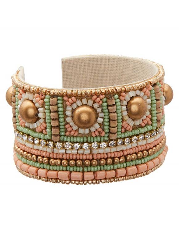 Beaded Cuffs for wholesale by The Collection Royal / Royal Handicrafts