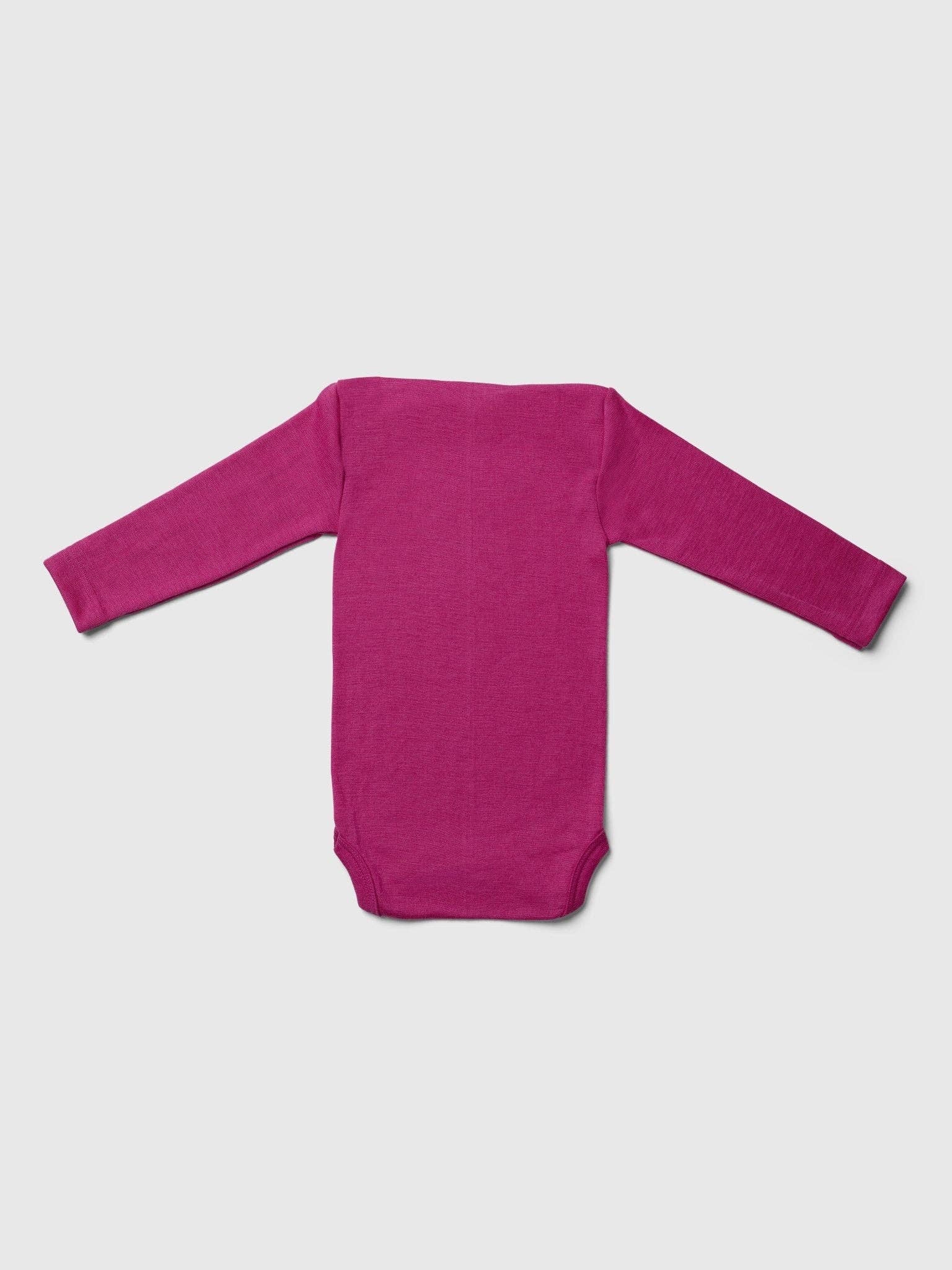 MINI LILA - Wholesale Bodysuit (Non-Footed) - Baby - Organic Merino Wool and Silk Long-sleeved Onesie17