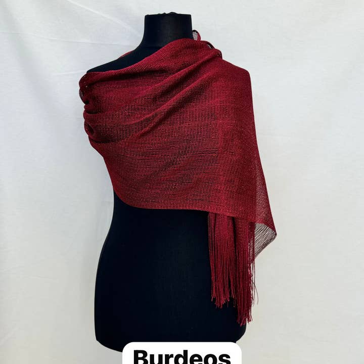 Invitadissimas - Wholesale Scarf - Women's - FRINGE SHAWL 50*200cm26