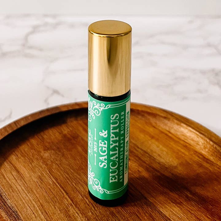 N. 5 - Rullo per aromaterapia | Sage & Eucalyptus per la vendita all'ingrosso da parte di Aura42® Apothecary