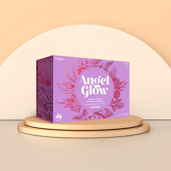 Angel Glow - Wholesale Powdered Health Drink - Angel Glow Marine Collagen Boysenberry2