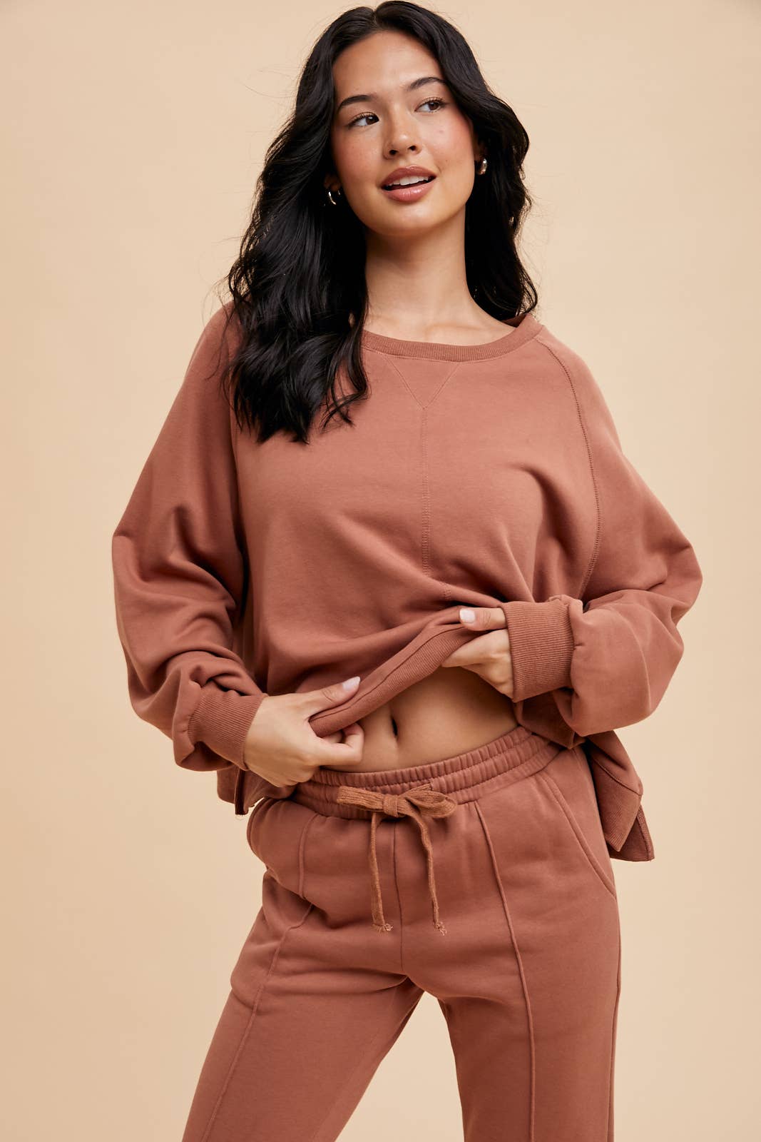 In Loom - Vente Sweat-shirt – femme - SWEAT-SHIRT RAGLAN DÉLAVÉ15