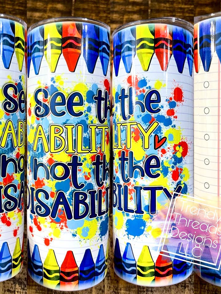 Autismus-Becher für den Großhandel von Trendy Threads Designs LLC