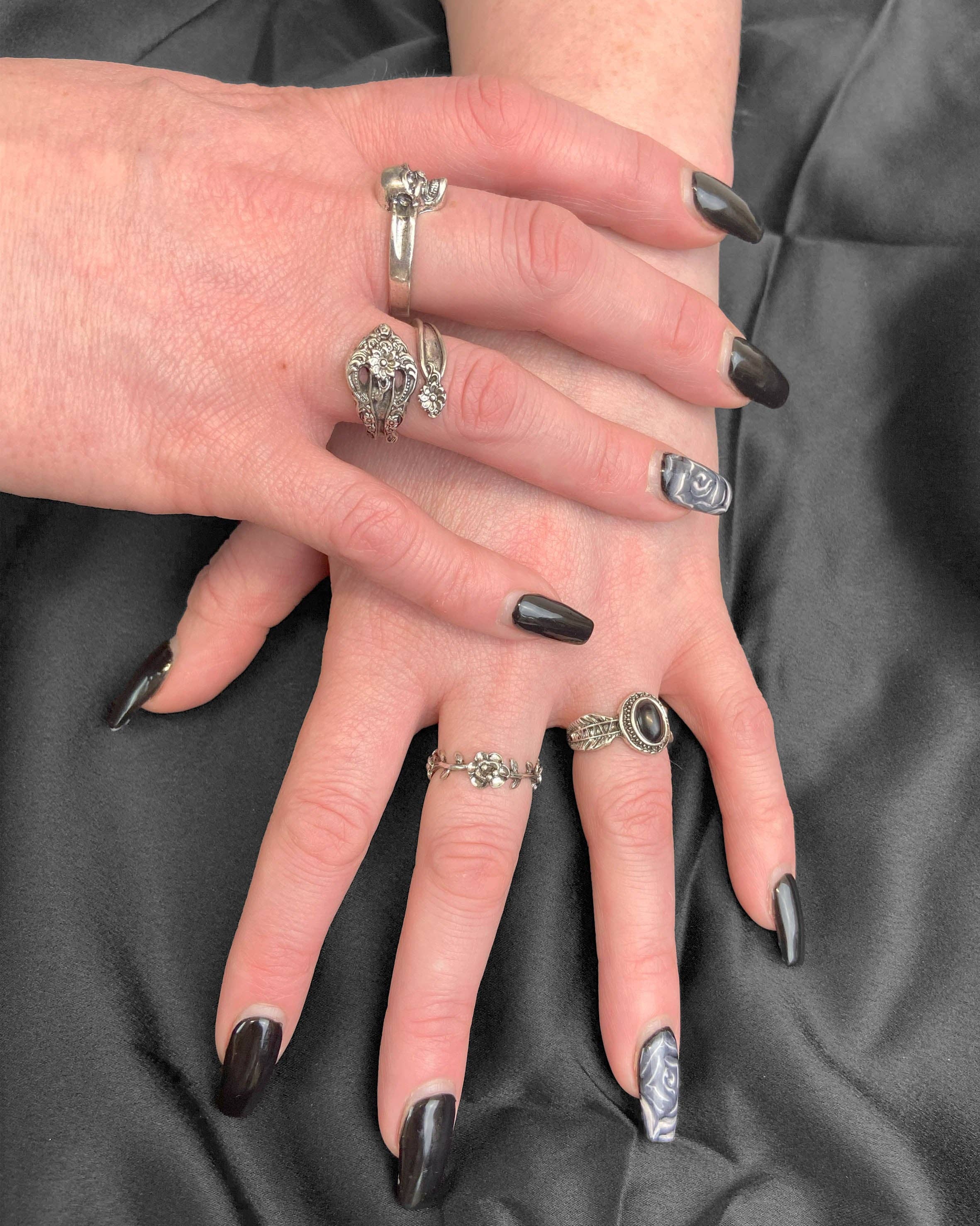 Pamela Mann – wholesale Jewellery set – Moth Ring Collection1