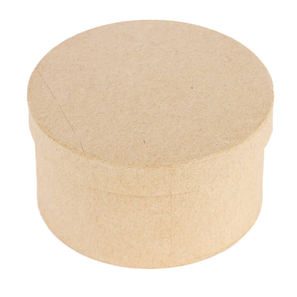 Factory Direct Craft - Vendita all'ingrosso Confezioni regalo - Scatola tonda piccola in cartapesta preformata - 5,7 cm altezza x 10,2 cm diametro1