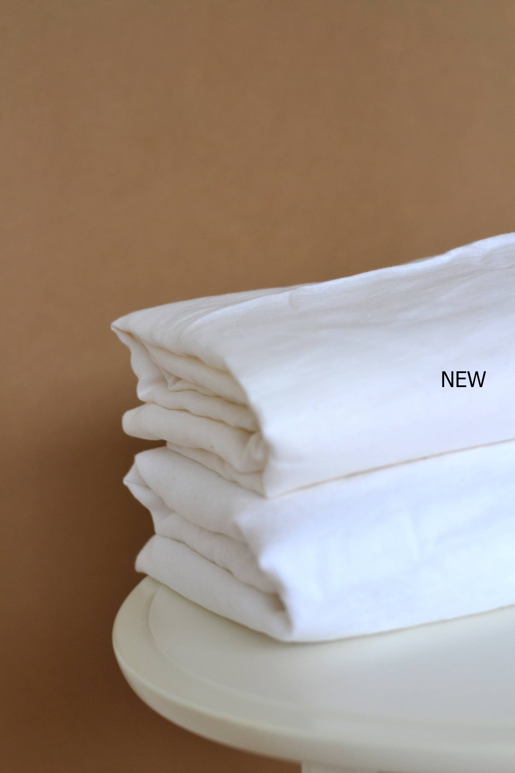 Linen Way Inc. - Wholesale Bedding Pillowcase/Sham - Trieste Pillow Case in White & Natural - Set of Two5