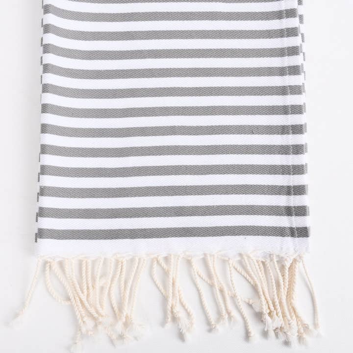 Organic Turkish Towels - Wholesale Wash Cloth - Organic Washcloth, Spa Washcloth, Gray Peshkir3