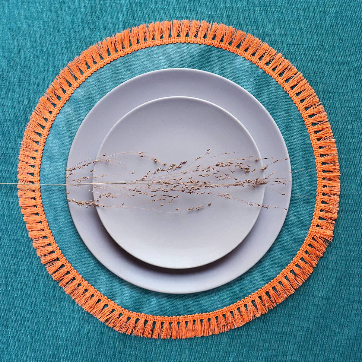 Giardino Segreto - Venta al por mayor Manteles individuales - Individual redondo NAPPE de lino puro8