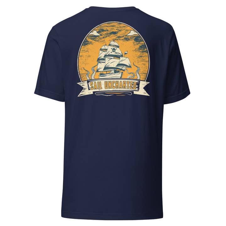 Maglietta Unisex Sail Uncharted per la vendita all'ingrosso da parte di Swash Peak