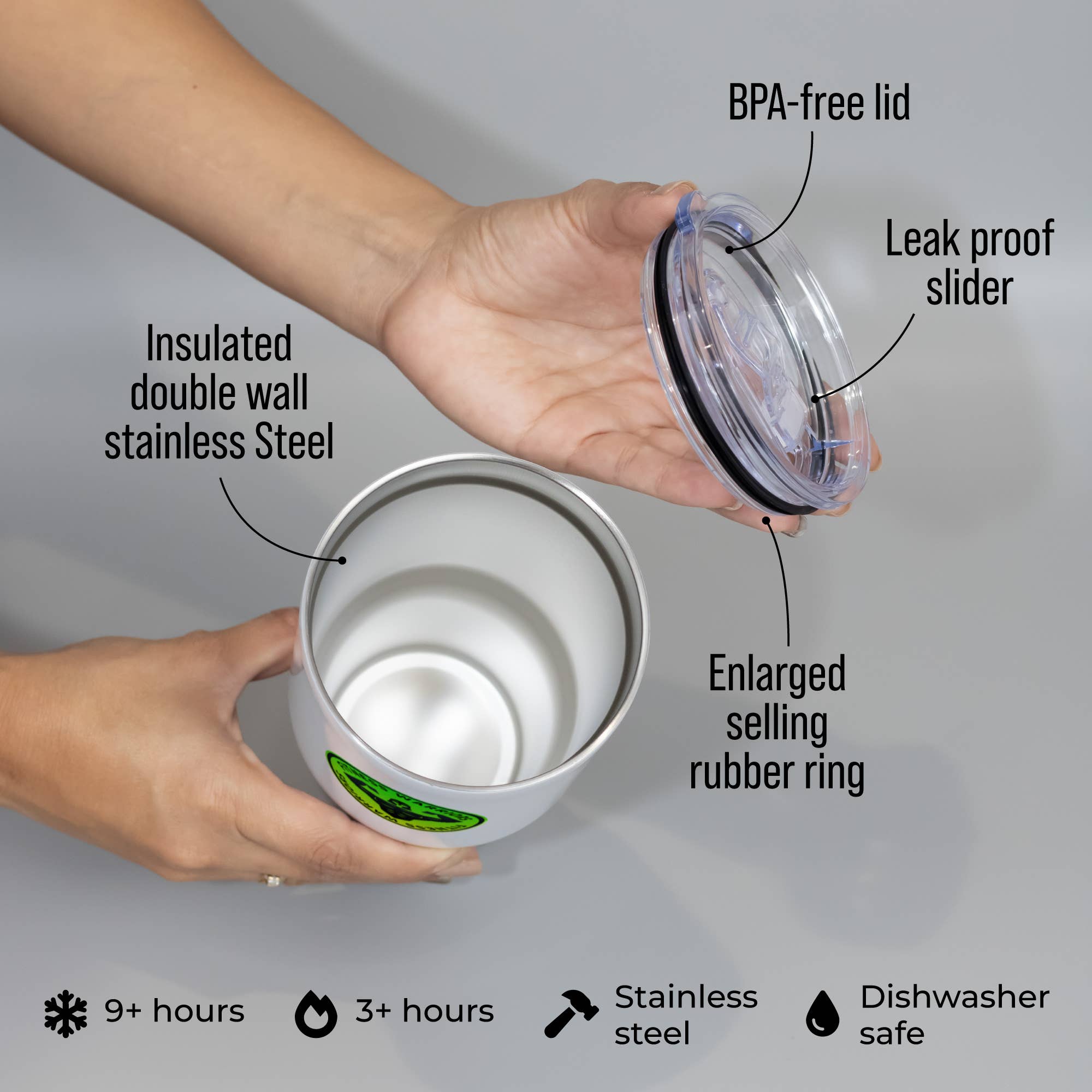 Famgraving - Wholesale Water Bottle - Custom Promotional Full Color Logo 30oz Tumbler 1