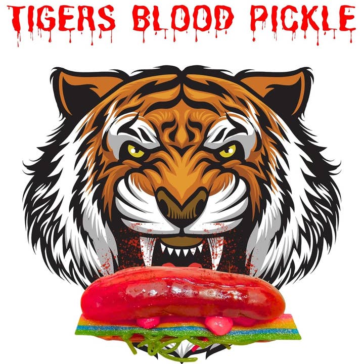 Food Crush Corp - Wholesale Pickled Vegetables - 12 Pack Tiger's Blood Pickles in a Pouch Case- Food Crush
